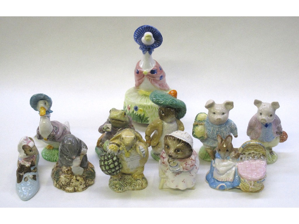 Appraisal: Ten Beswick Beatrix Potter figures to include 'The Old Woman