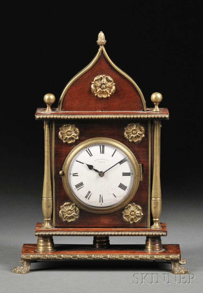 Appraisal: Mahogany Sedan Clock by J Inman London dated the in