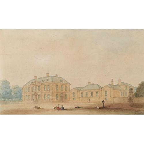 Appraisal: English School - Narford Hall Norfolk signed with initials R