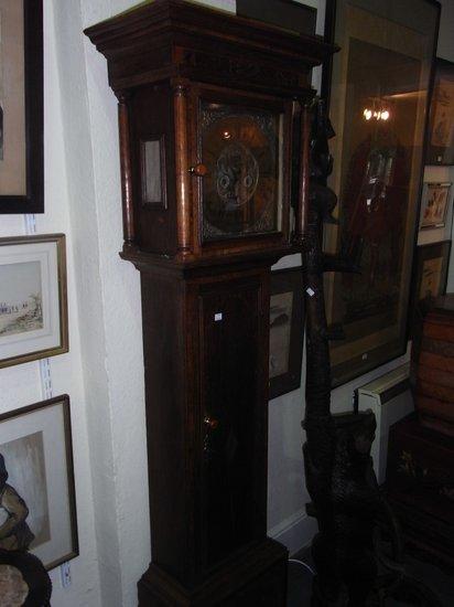 Appraisal: AN OAK LONG CASE CLOCK having an th Century brass