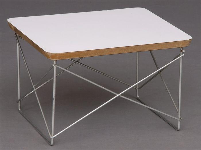 Appraisal: CHARLES AND RAY EAMES LTR TABLE Manufactured by Herman Miller