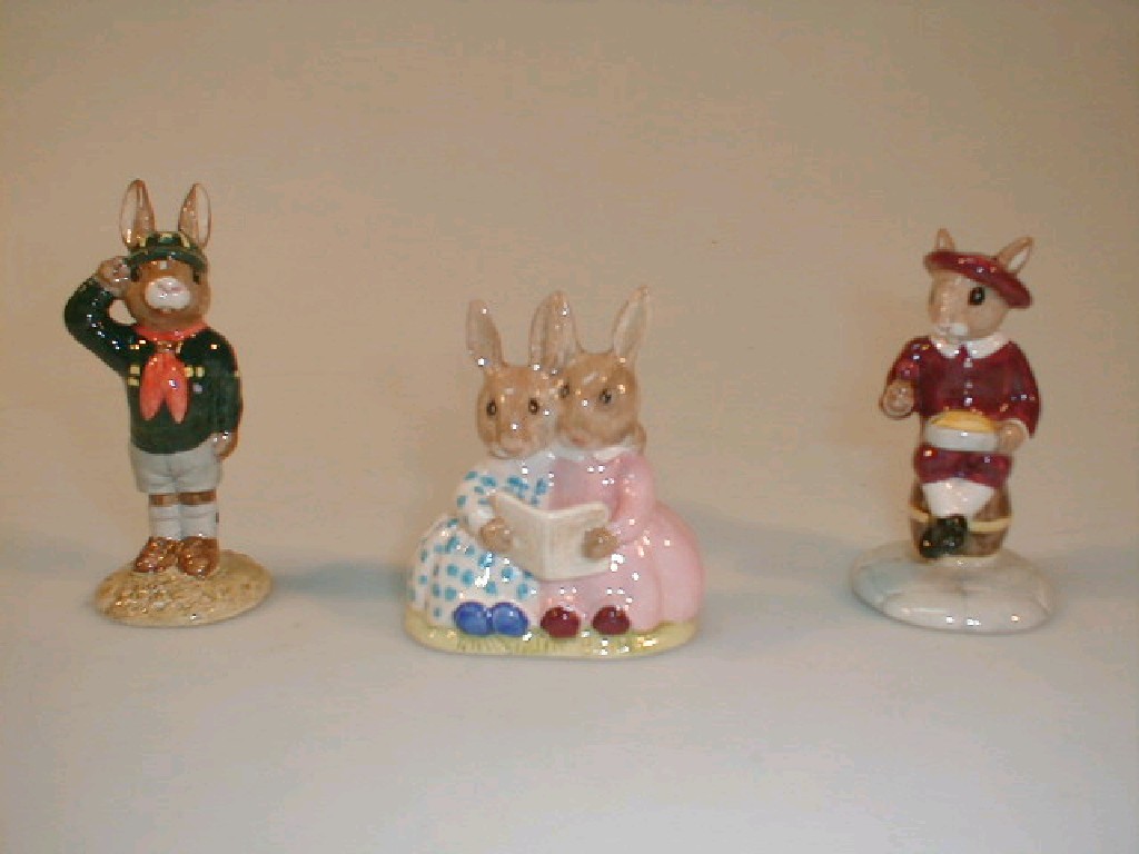 Appraisal: Three Royal Doulton Bunnykins figures - Little Jack Horner DB