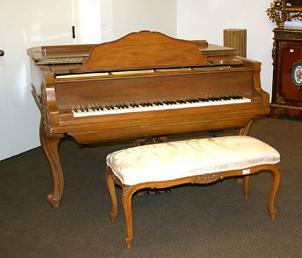 Appraisal: A Wm Knabe amp Co baby grand player piano serial