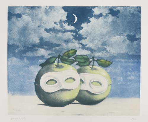 Appraisal: REN MAGRITTE after La Valse H sitation Color etching x