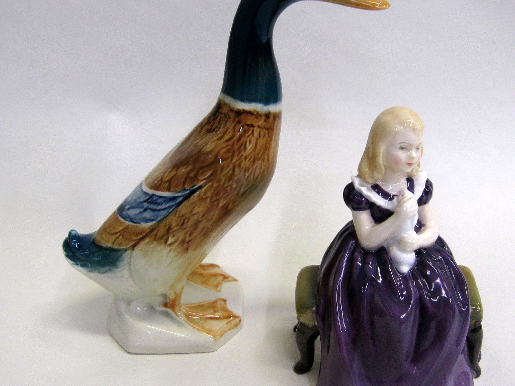 Appraisal: Beswick figure of a Mallard duck - standing model no