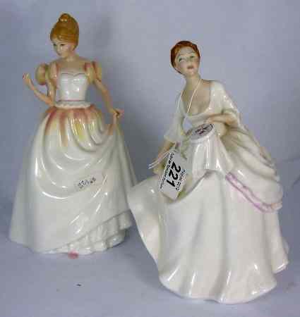 Appraisal: Royal Doulton Figures Carol HN and Gift of Love HN