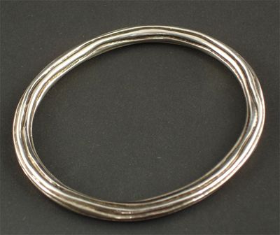 Appraisal: A Georg Jensen silver bangle model no B stamped marks