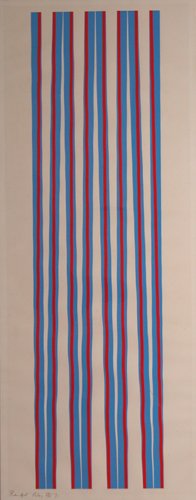 Appraisal: A signature Bridget Riley image Artist Riley Bridget British born