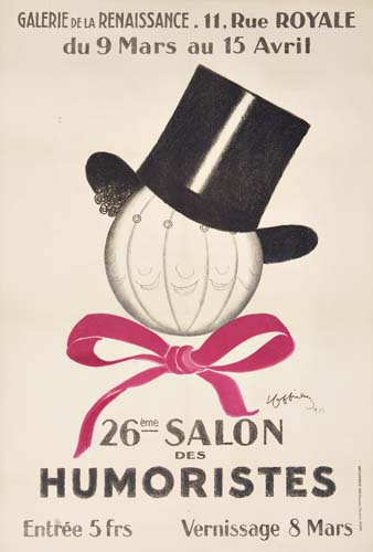 Appraisal: LEONETTO CAPPIELLO EME SALON DES HUMORISTES x inches Devambez Paris