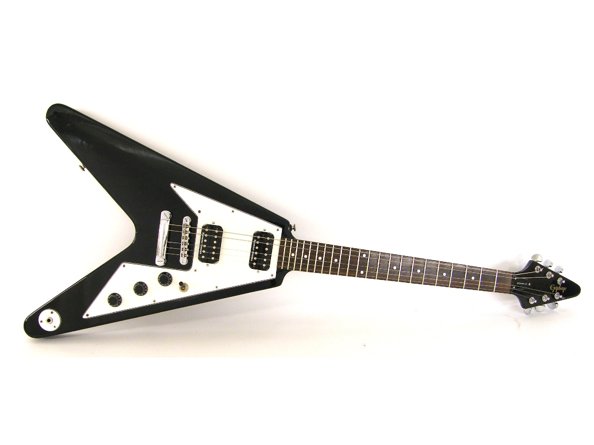 Appraisal: Epiphone Flying V electric guitar ser no U black finish