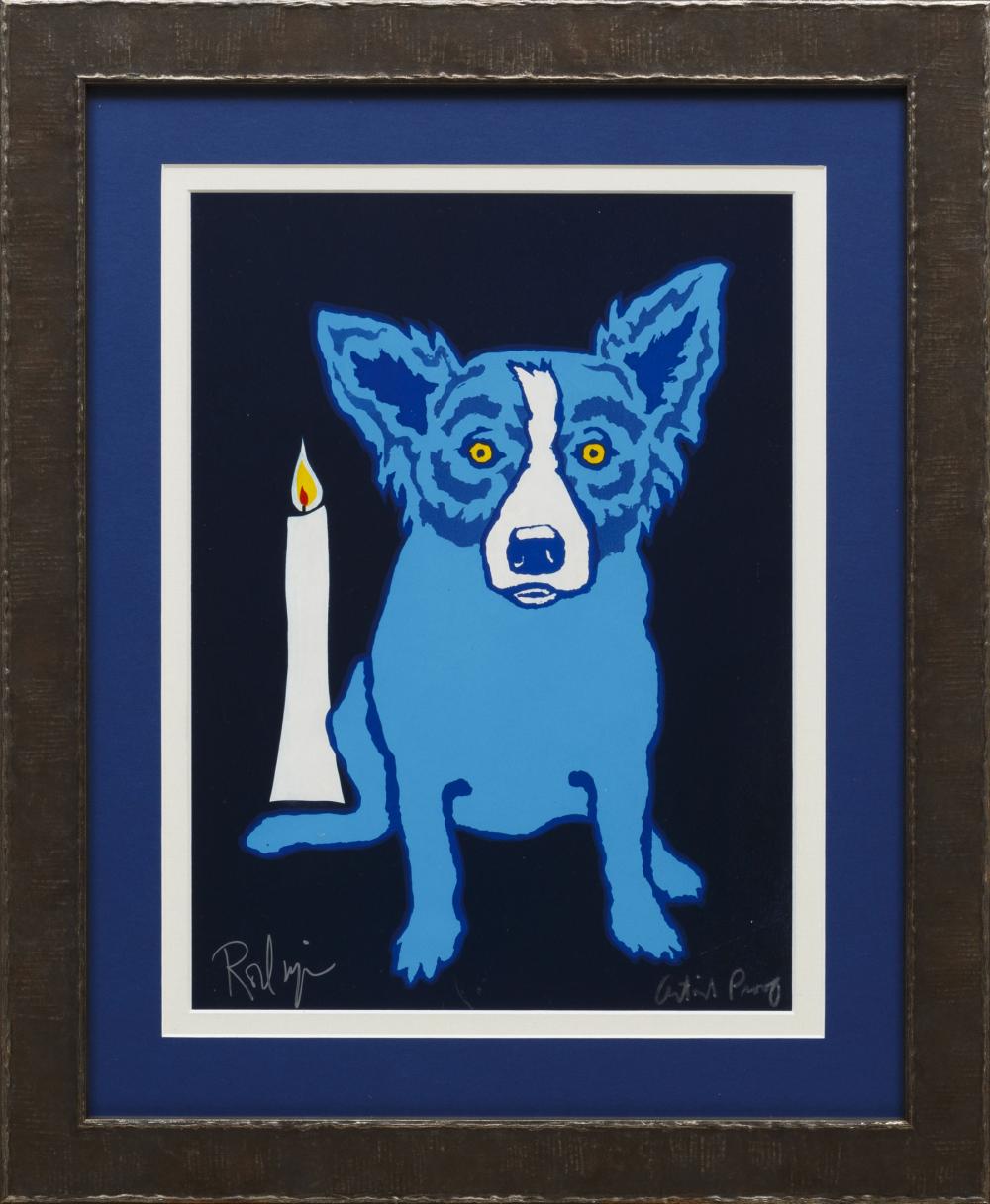 Appraisal: George Rodrigue American Louisiana - A Flame in My Heart