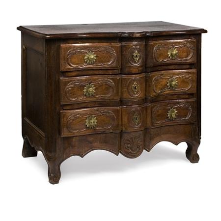 Appraisal: Louis XV Style Oak Commode Estimate -