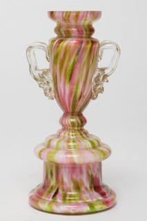 Appraisal: Murano Glass Marbled Trophy Venetian sommerso cased art glass in