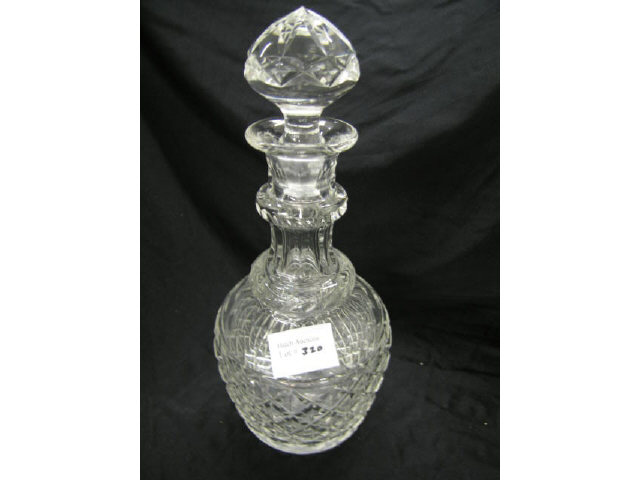 Appraisal: Fine Cut Crystal Decanter