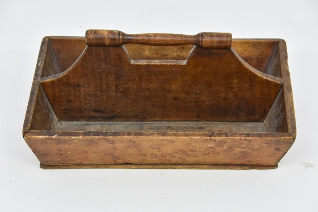 Appraisal: Birdseye maple knife box early th c h x w