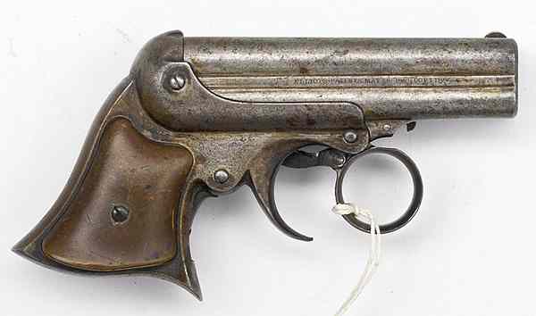 Appraisal: US Remington-Elliot Four Shot Pistol cal rim fire '' barrels