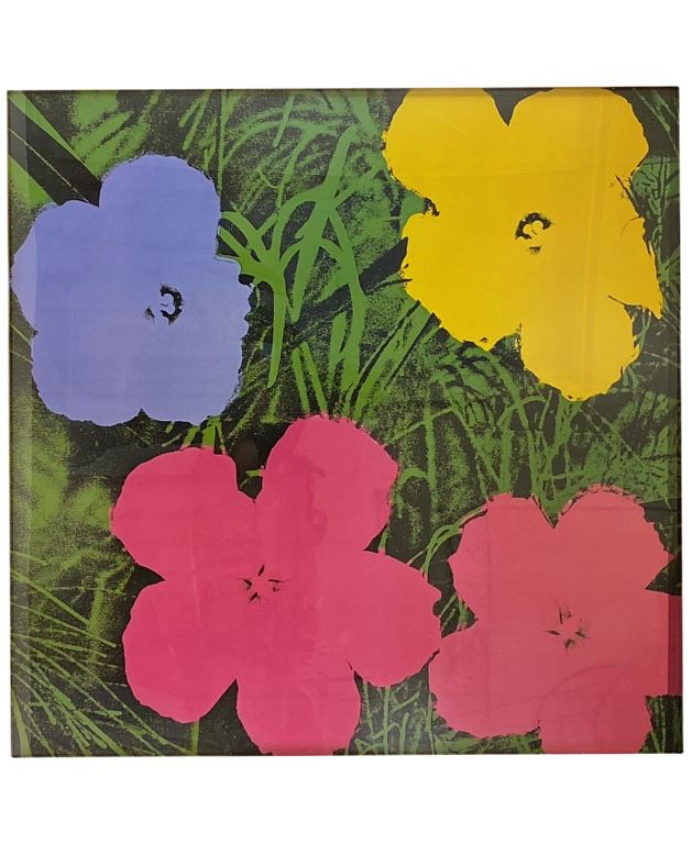 Appraisal: Andy Warhol Flowers Andy Warhol Flowers Print Measures inches high