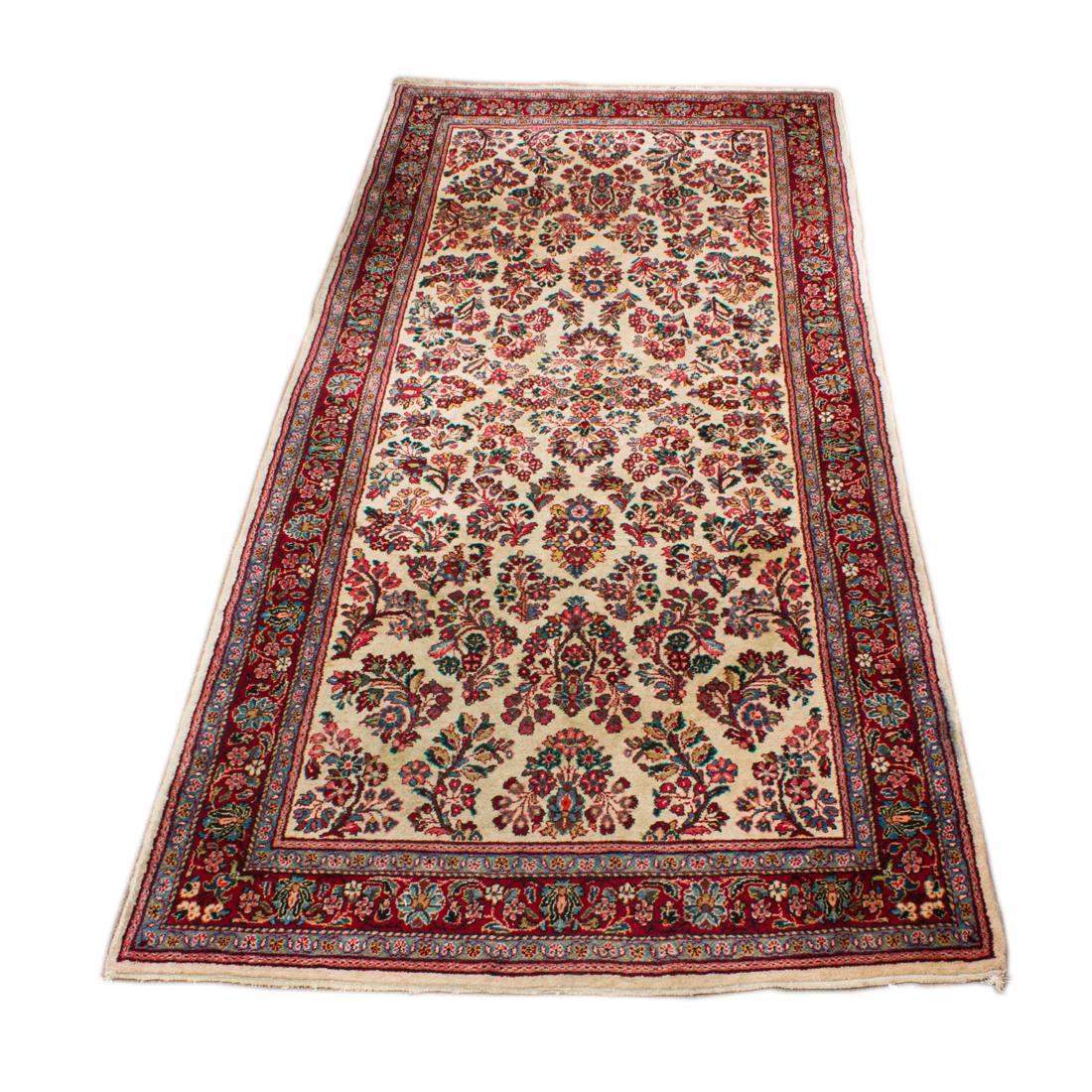 Appraisal: PERSIAN RUNNER Persian runner ' x '