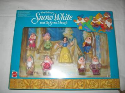 Appraisal: A set of Mattel plastic Snow White and the Seven