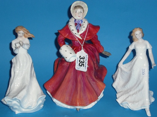 Appraisal: Royal Doulton Figures The Skater HN Friendship HN and Thank