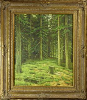 Appraisal: Painting Standish Backus Jr Standish Backus Jr American - Woodland