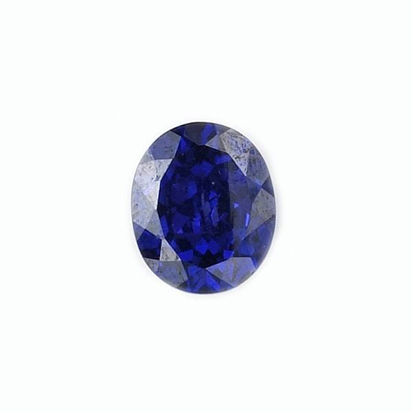 Appraisal: An unmounted tanzanite the oval-shaped tanzanite weighing carats