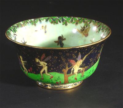 Appraisal: Leapfrogging Elves' a Wedgwood Fairyland Lustre York Cup designed by