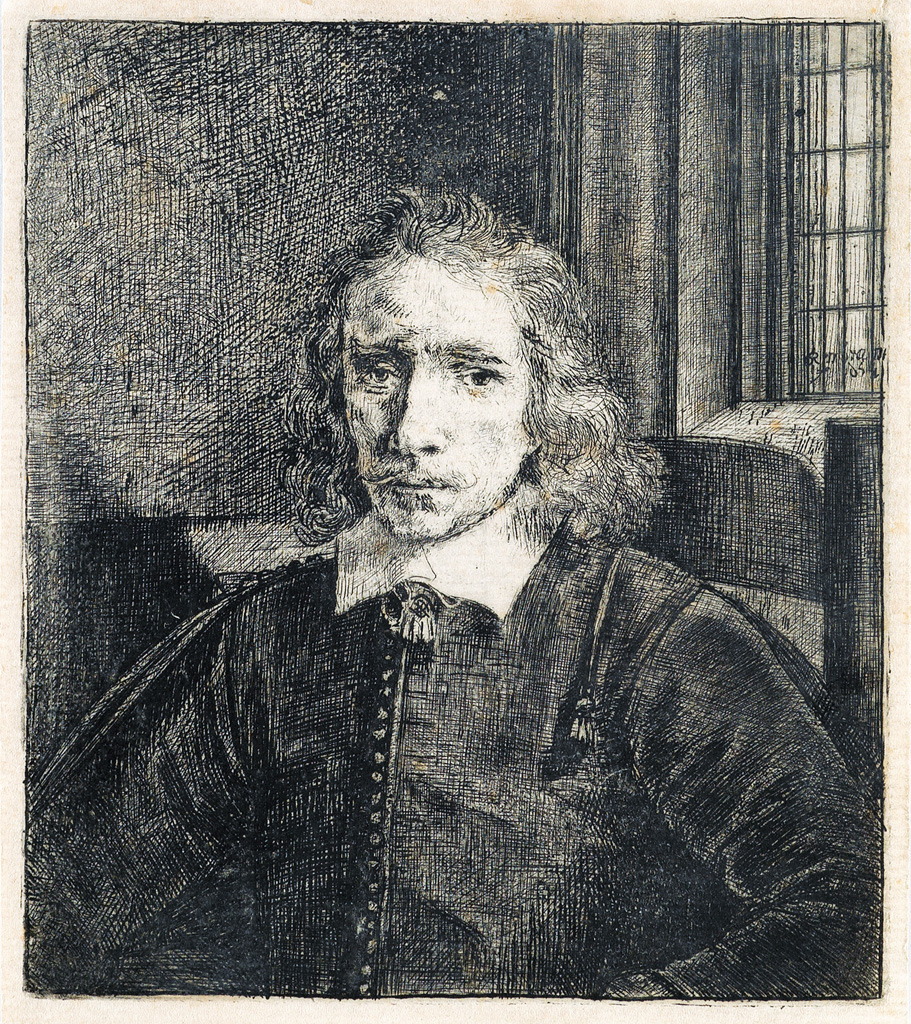 Appraisal: REMBRANDT VAN RIJN Jacob Haaringh Etching circa x mm x