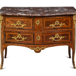 Appraisal: A R gence Gilt Bronze Mounted Marble-Top Commode Attributed to