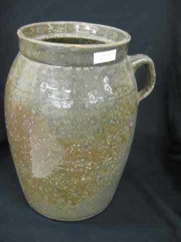 Appraisal: South Carolina Stoneware Crock by Bodie lime glaze '' handled