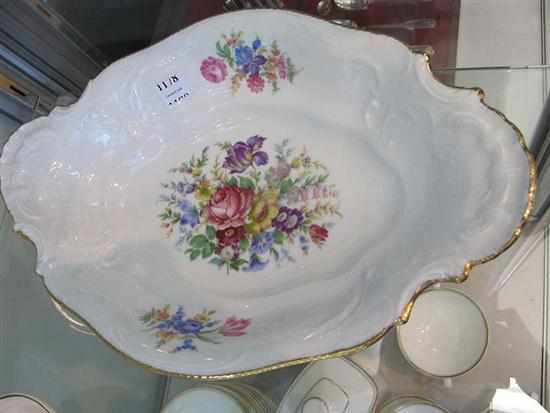 Appraisal: ROSENTHAL FLORAL DECORATED BOWL