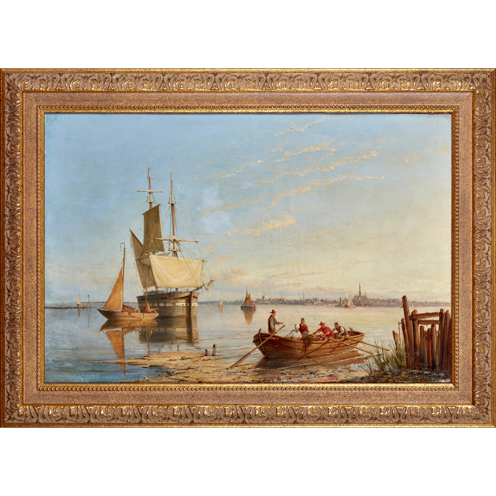 Appraisal: WILLIAM RAYMOND DOMMERSEN BRITISH - ZONNENBERGH ON THE SPAARN Signed