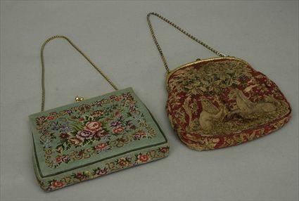 Appraisal: Two Embroidered Purses