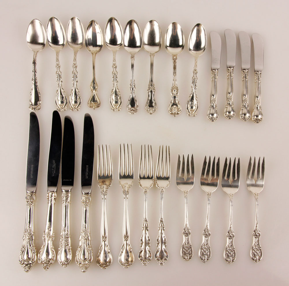 Appraisal: - Collection of Sterling Flatware Collection of sterling flatware twenty-one