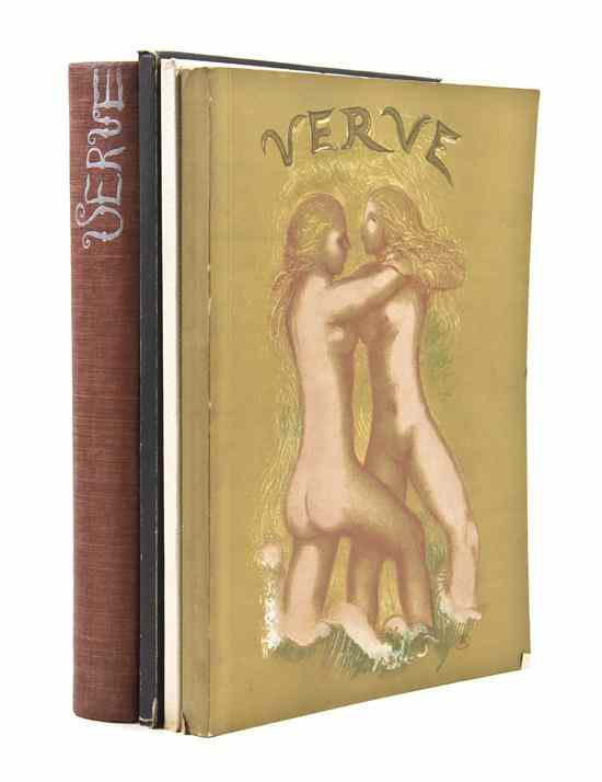 Appraisal: VERVE Verve Spring Paris Verve Vol no to red cloth