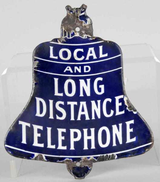 Appraisal: Lot of Porcelain Telephone Signs Condition Very Good - Excellent