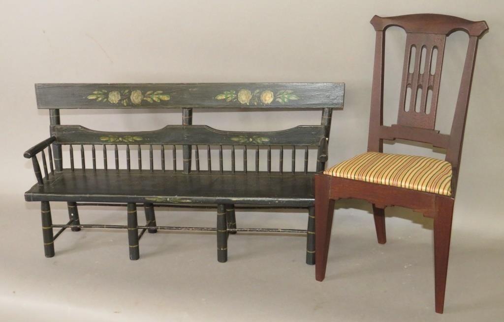 Appraisal: PIECES OF DOLL FURNITUREca - fine bench crafted mahogany Chippendale