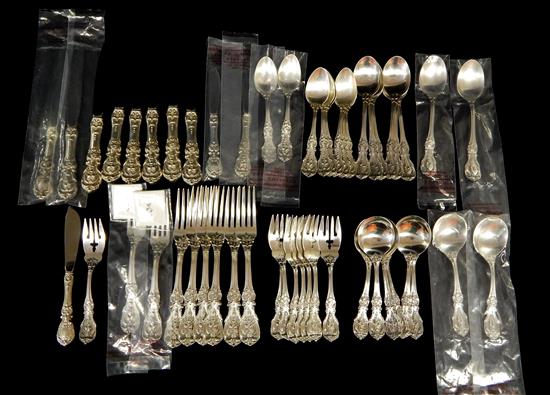 Appraisal: STERLING silver Reed Barton Francis I flatware fifty-one pieces eight