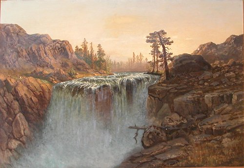 Appraisal: Artist Hammersley James Astbury British - Title North American Waterfall