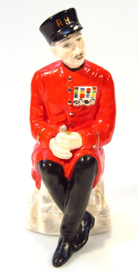 Appraisal: A Coalport bone china figure Chelsea Pensioner printed marks beneath