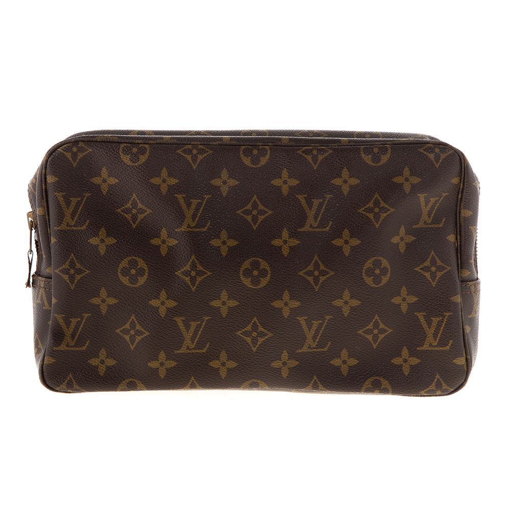 Appraisal: A Louis Vuitton Toiletry Pouch GM A brown and tan