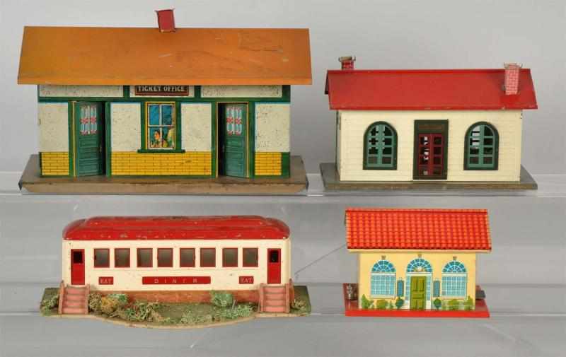 Appraisal: Lot of Lionel Ives Train Accessories Includes Lionel Diner Lionel