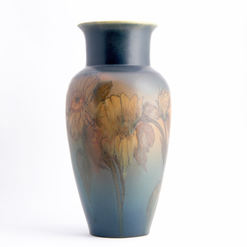 Appraisal: ROOKWOOD Large Wax Matt vase painted by Elizabeth Lincoln with