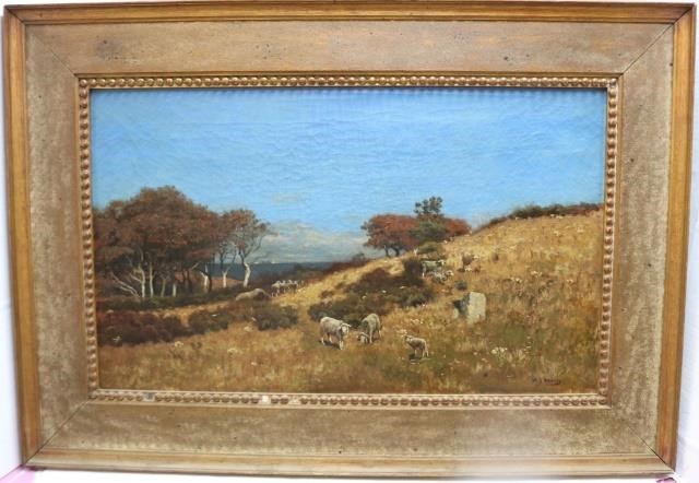 Appraisal: WILLIAM STARBUCK MACY - NANTUCKET NEWBEDFORD OIL PAINTING ON CANVAS