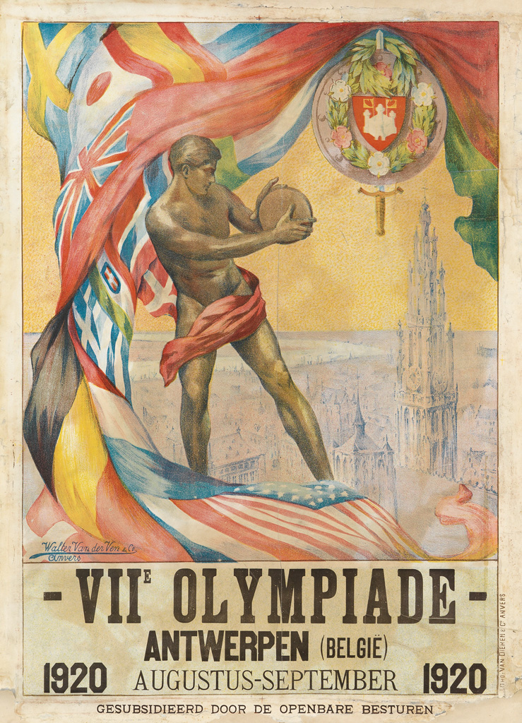 Appraisal: WALTER VAN DER VEN CO - VIIE OLYMPIADE - ANTWERPEN