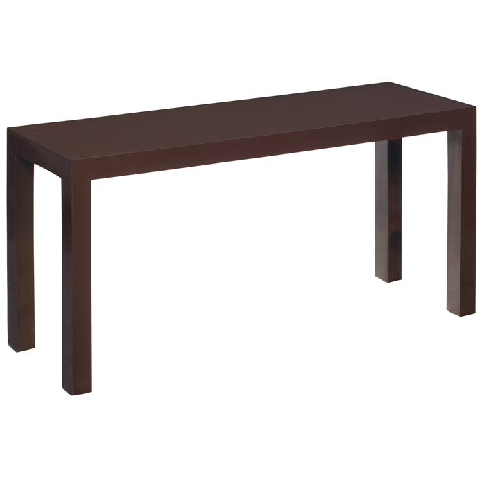 Appraisal: Milo Baughman console by Thayer Coggin dark brown laminate over