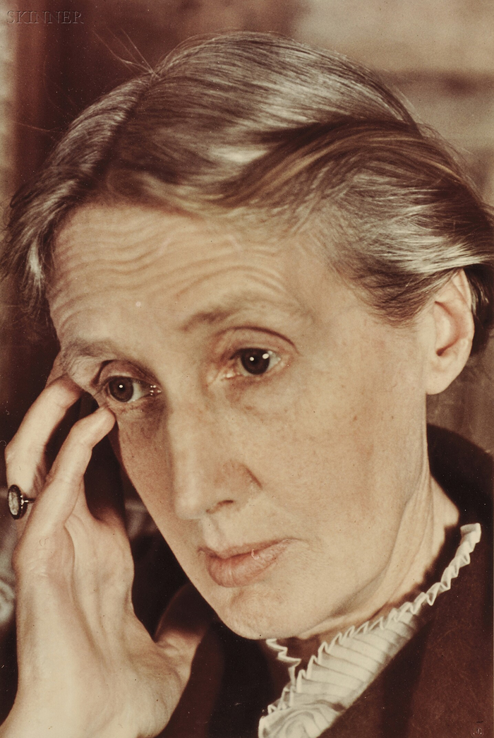 Appraisal: Gis le Freund French - Virginia Woolf probably a later