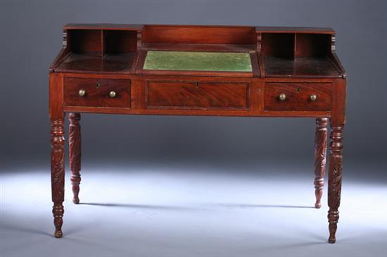 Appraisal: AMERICAN LATE FEDERAL SLANT-TOP CLERK'S DESK early th century probably