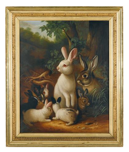 Appraisal: Susan C Waters - group of rabbits Signed 'Susan C