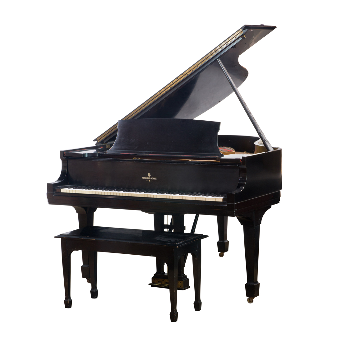 Appraisal: A STEINWAY MODEL M BABY GRAND PIANO EXECUTED IN A